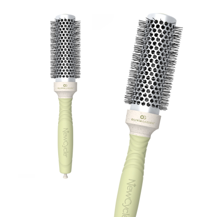 Cepillo Térmico New Cycle CERAMIC + ION Control del Frizz de Olivia Garden 35mm (16cm Diámetro)