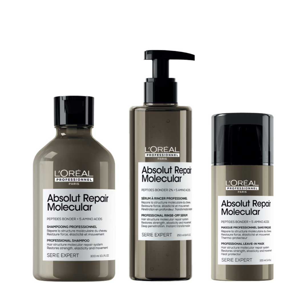 Shampoo_mascarilla_serum_repair_molecular_reparacion_reconstruye_loreal_serie_expert_john navas_nuevo_aminoacios_nueva foto