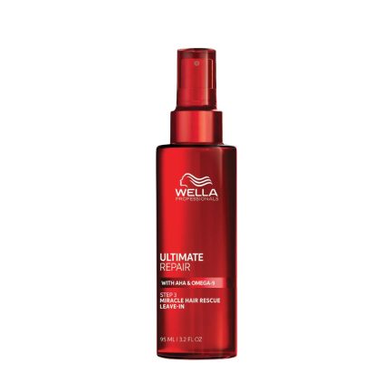 Tratamiento para Reparar el Cabello muy Dañado Wella Ultimate Repair Miracle Hair Rescue 95ml (Paso 3)