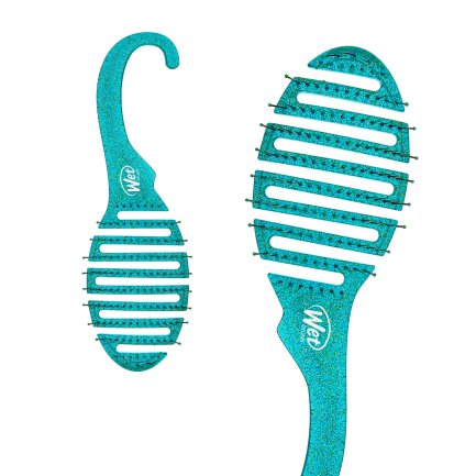 Cepillo Desenredante para la Ducha Wet Shower Detangler Blue - Cerdas Ultra Suaves, Fuertes y Flexibles IntelliFlex