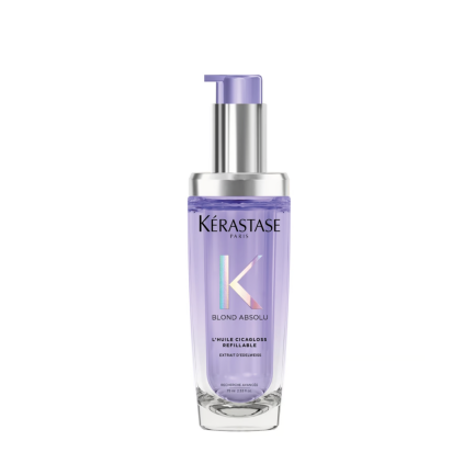 Aceite Termo Protector Hidratante y Fortalecedor para Cabello Rubio Decolorado Kerastase L´Huile Cicagloss - Recargable 75ml