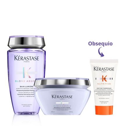 Rutina para Cuidar y Proteger los Rubios Blond Absolu Kérastase - Obsequio Termo Protector Nectar Termique 50ml