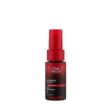 Suero Nocturno Hidratante, Anti Frizz y Anti Quiebre Wella Ultimate Repair Night Sérum 30ml (Paso 5)