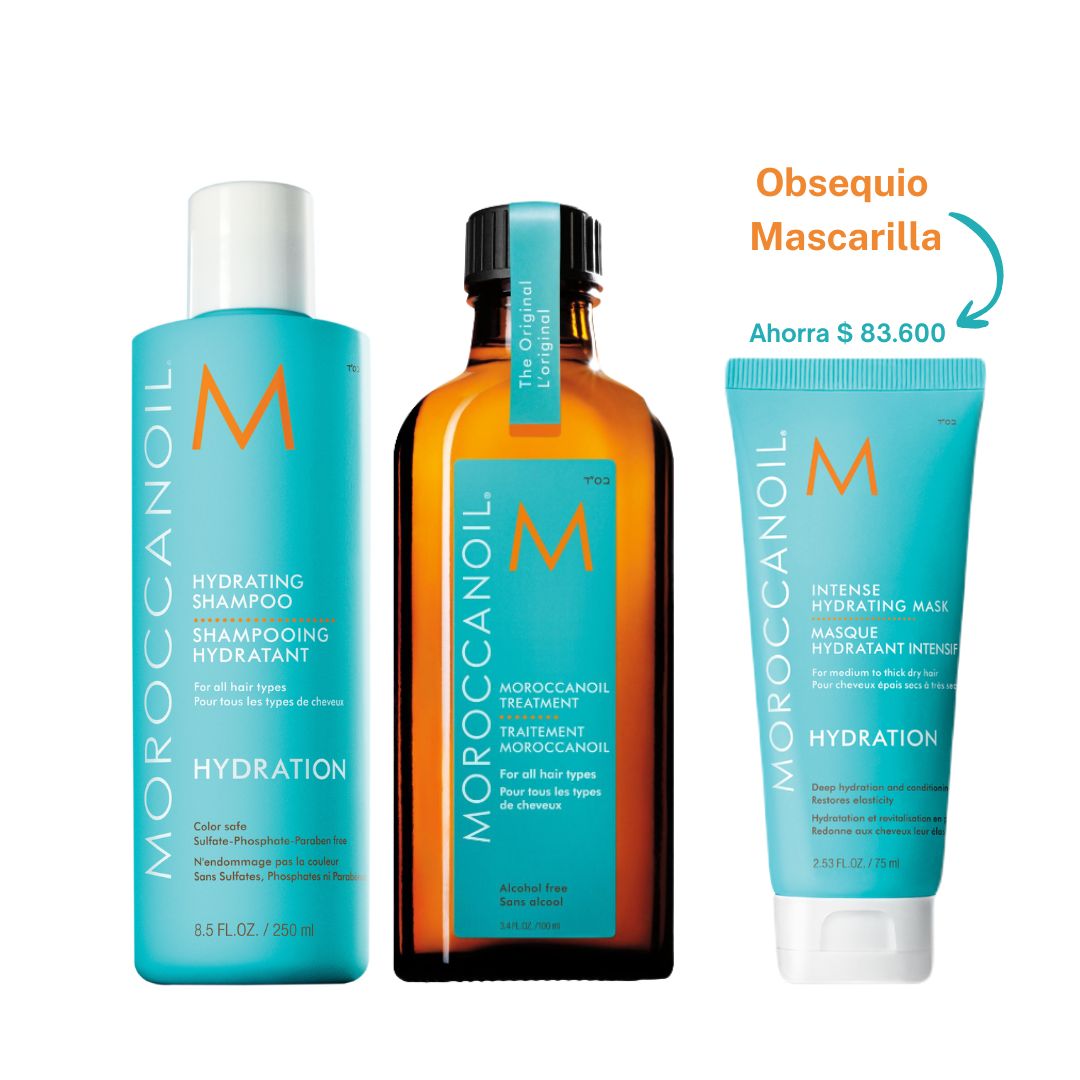 moroccanoil_aceite_acetie de argan_termo ptortector_mascarilla intesa_hidratación_obsequio_ahorro