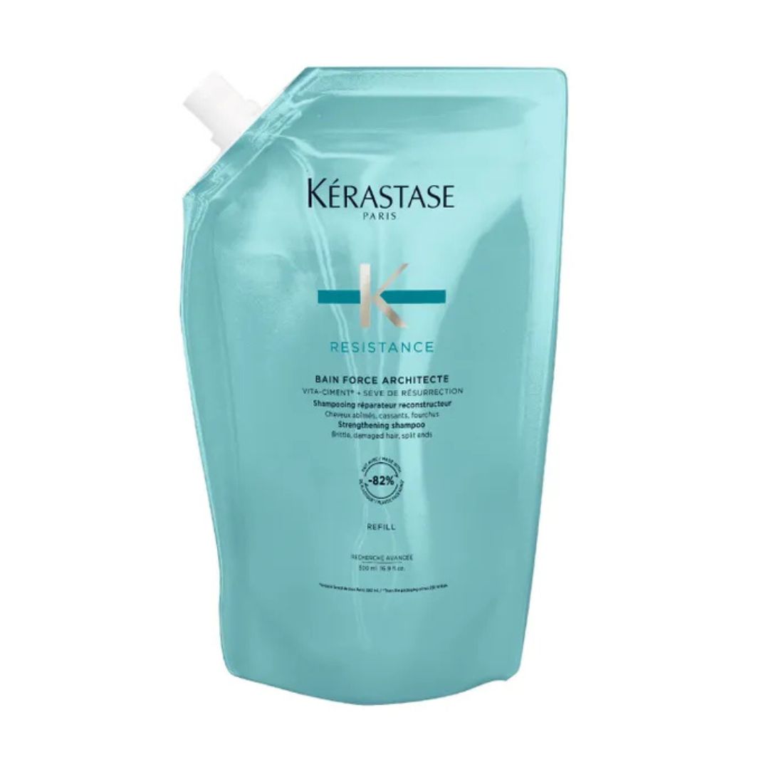 Résistance_Bain_Force Architecte_KERASTASE_500 ml_recargable_fragiles_shampoo_fragil_fuerza